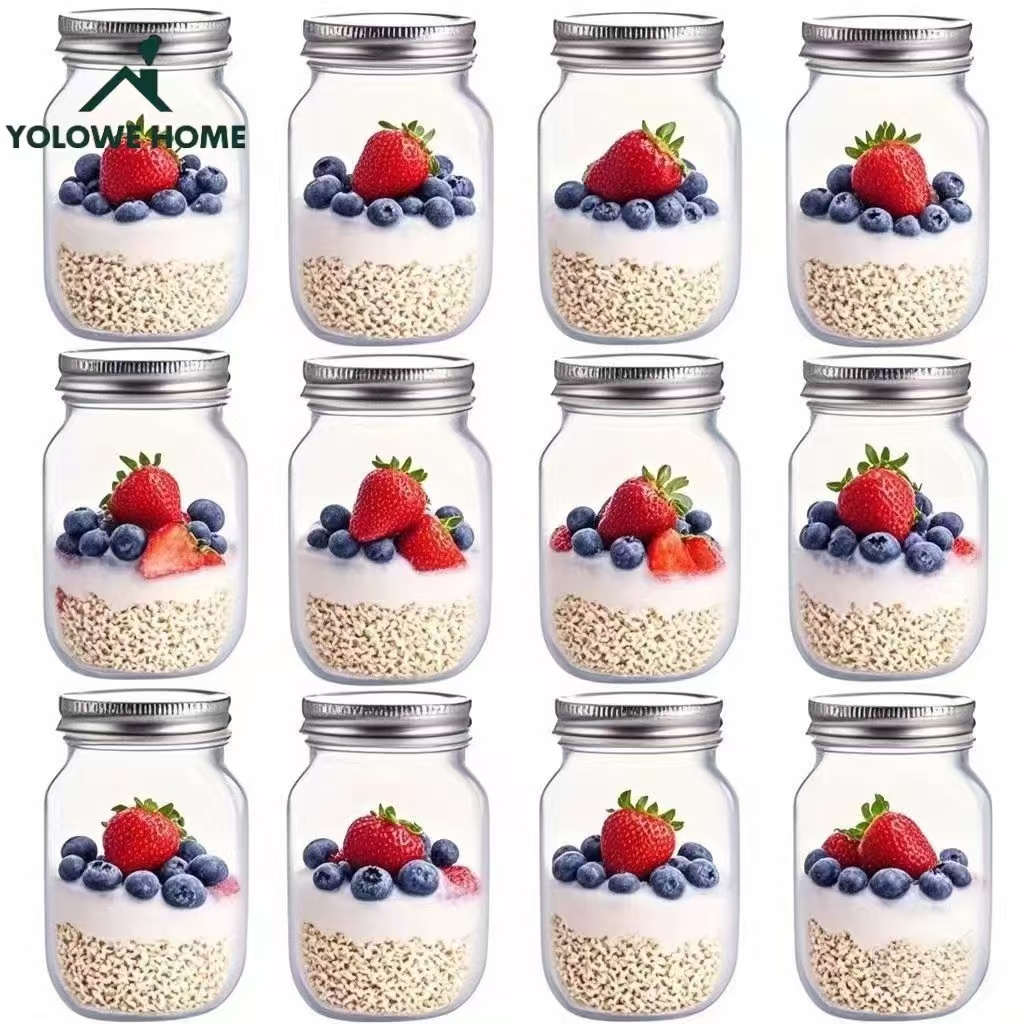 Baby Food Jars Glass - Conjunto de 6 ou 12 Potes