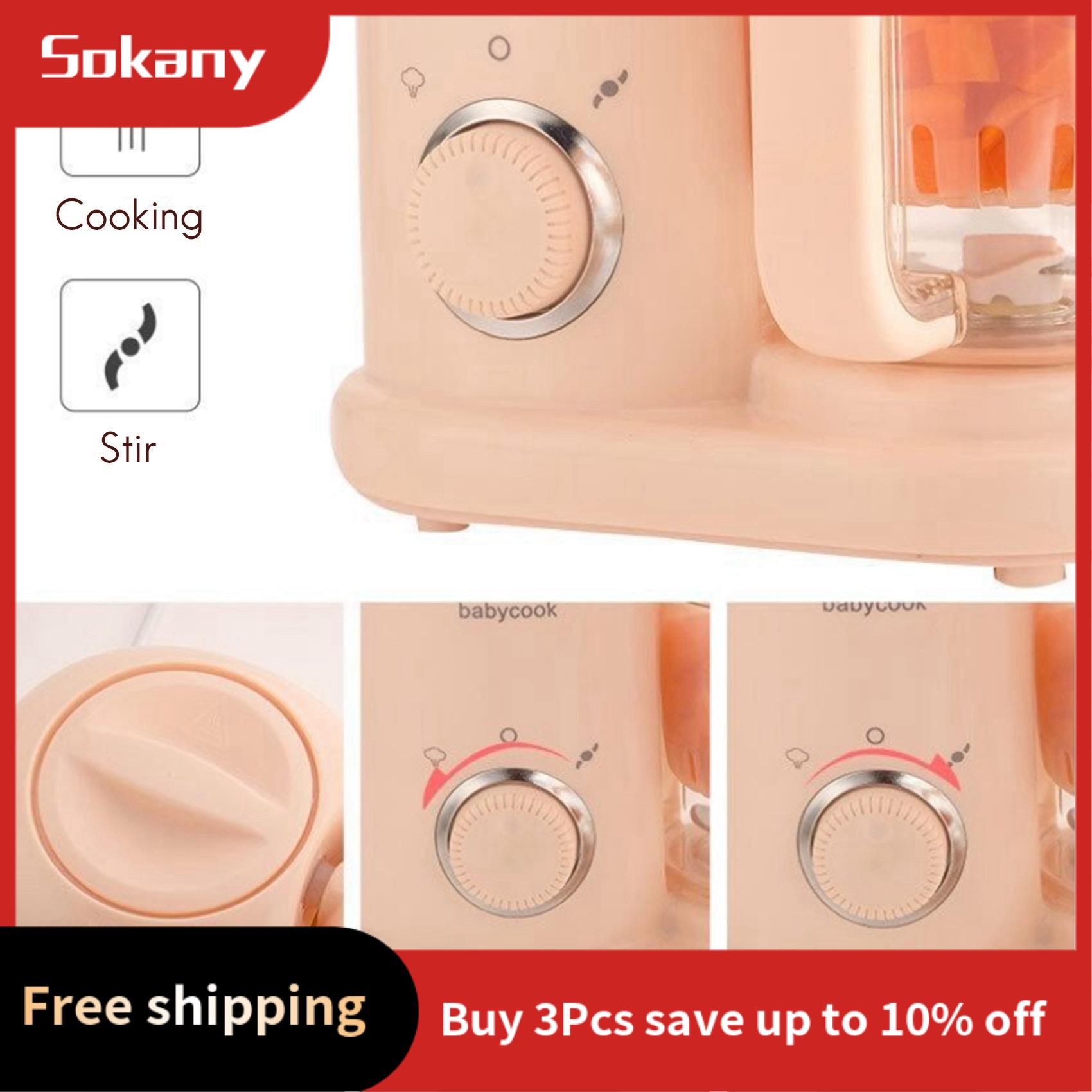 Baby Food Blender And Steamer - Him-máquina de alimentos para bebês, multifuncional,