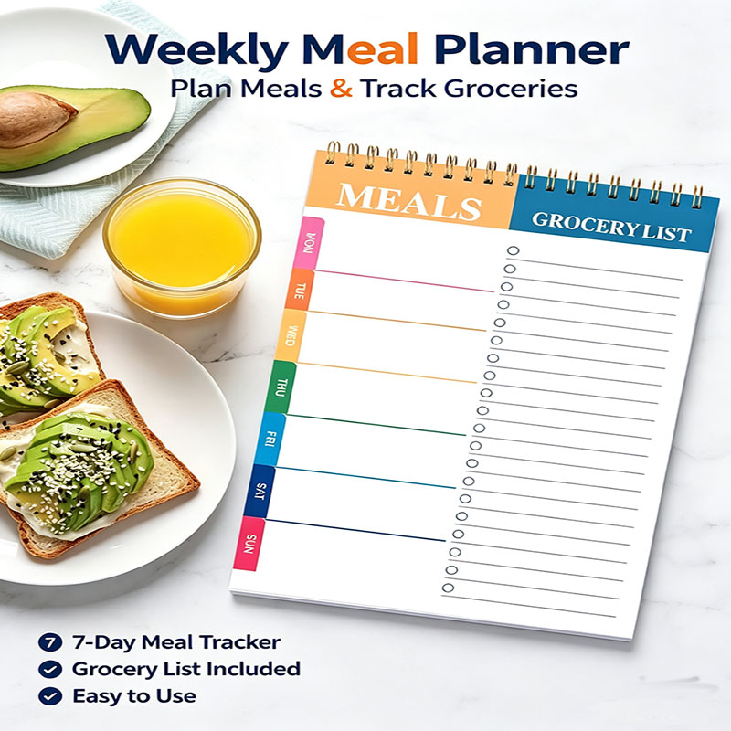 Baby Food List - Bloco de Notas para Planejamento Semanal