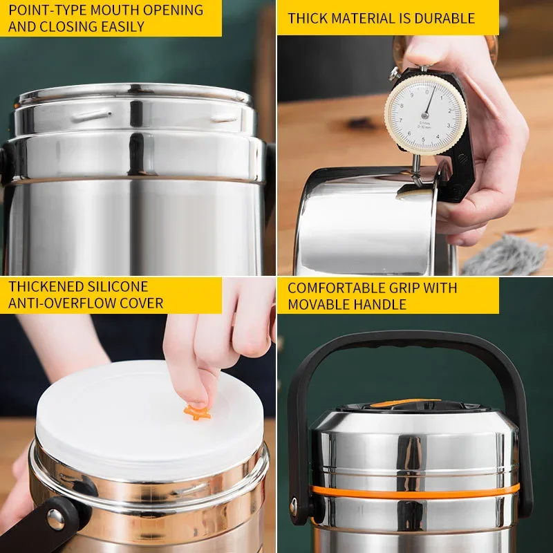 Lancheira térmica a vácuo de a - Baby Food Thermos avaliação e preço