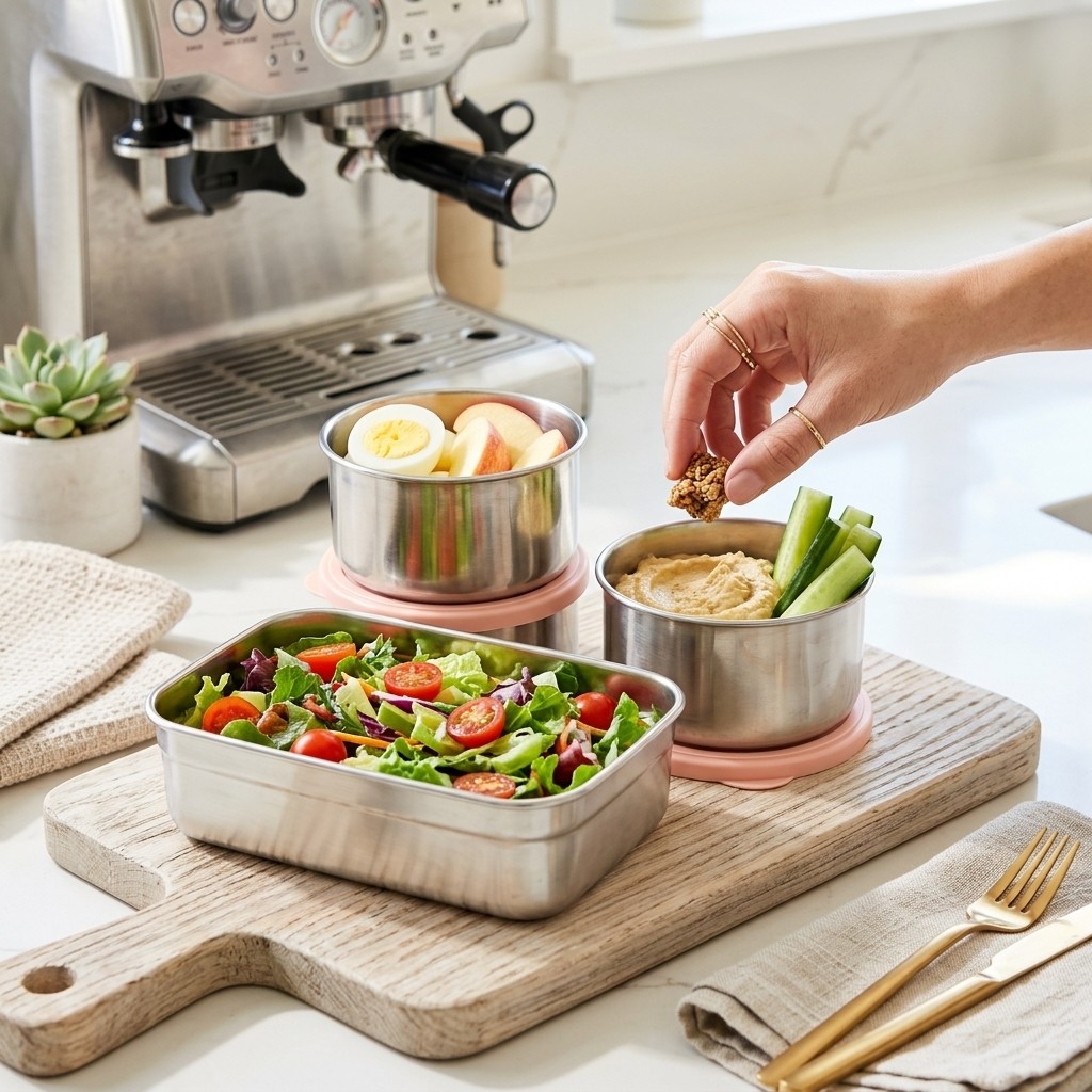 Conjunto de Marmitas de Aço In - Baby Food Thermos avaliação e preço