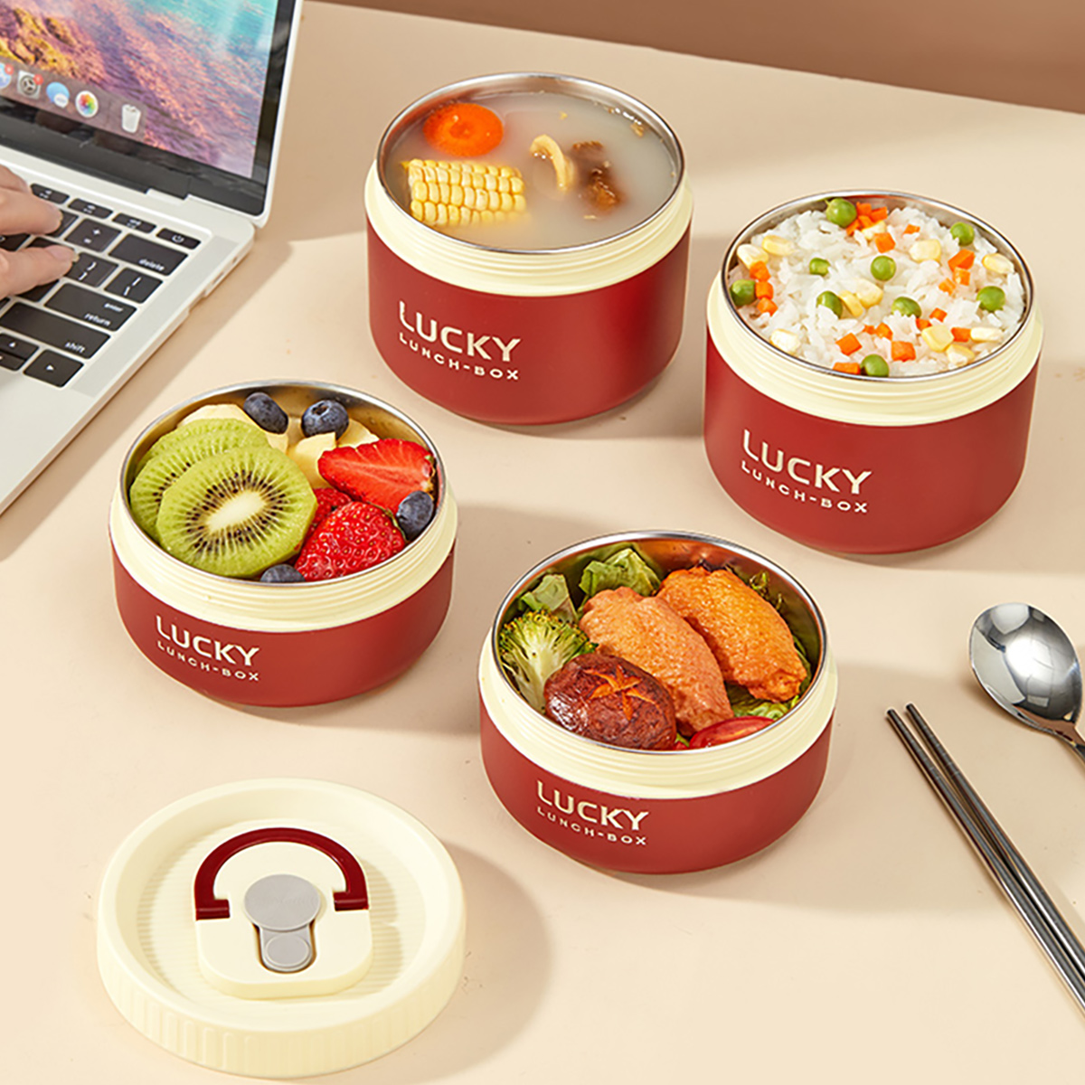 Caixa térmica de aço inoxidáve - Baby Food Thermos avaliação e preço