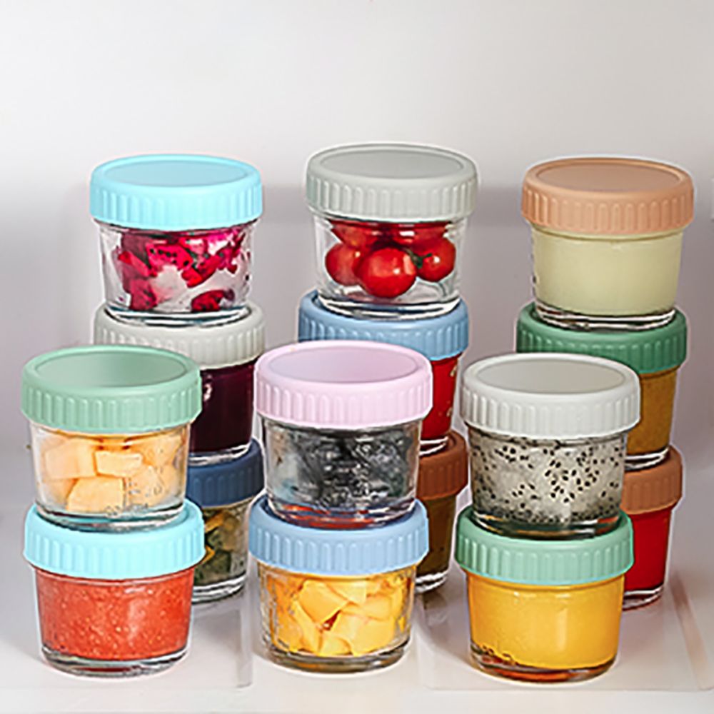 Conjunto de 6 Potes de Vidro R - Baby Food Containers Glass avaliação e preço