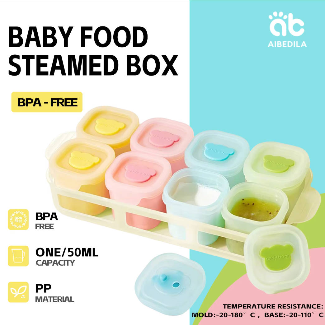 AIBEDILA Bandeja de Silicone p - Baby Food Jars Glass avaliação e preço