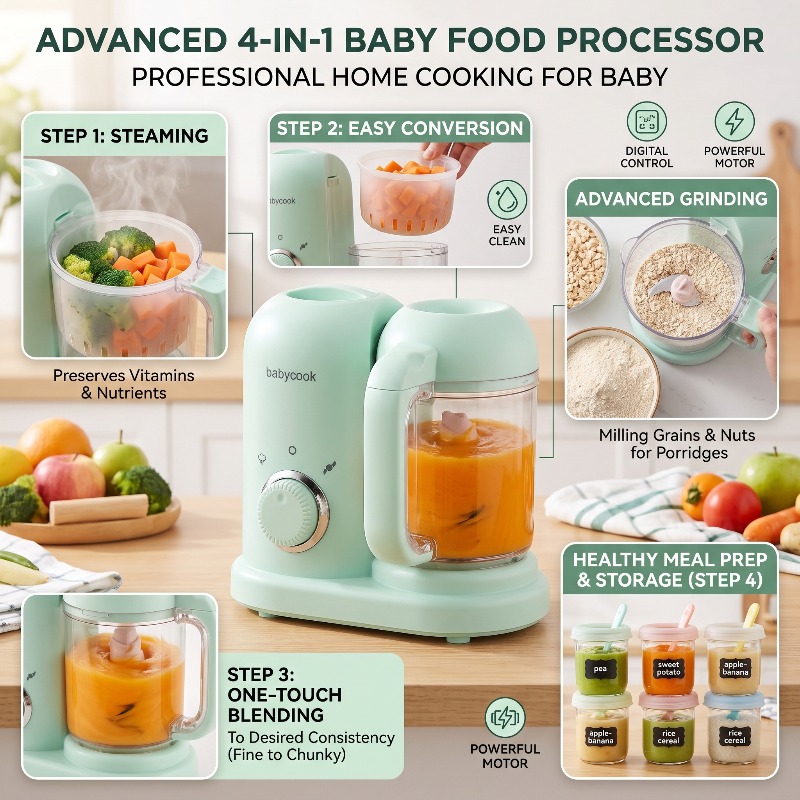 Processador de Alimentos para  - Baby Food Blender And Steamer avaliação e preço