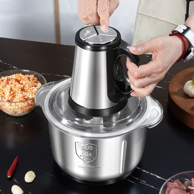 304 moedor de carne de aço ino - Baby Food Chopper avaliação e preço