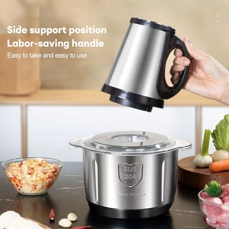 304 moedor de carne de aço ino - Baby Food Chopper avaliação e preço