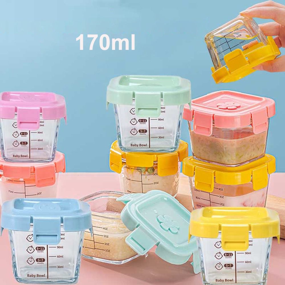 Caixa de armazenamento de alim - Baby Food Jars Glass avaliação e preço