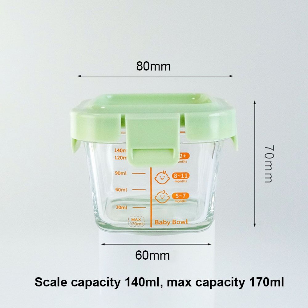 Nova Caixa de Armazenamento de - Baby Food Jars Glass avaliação e preço