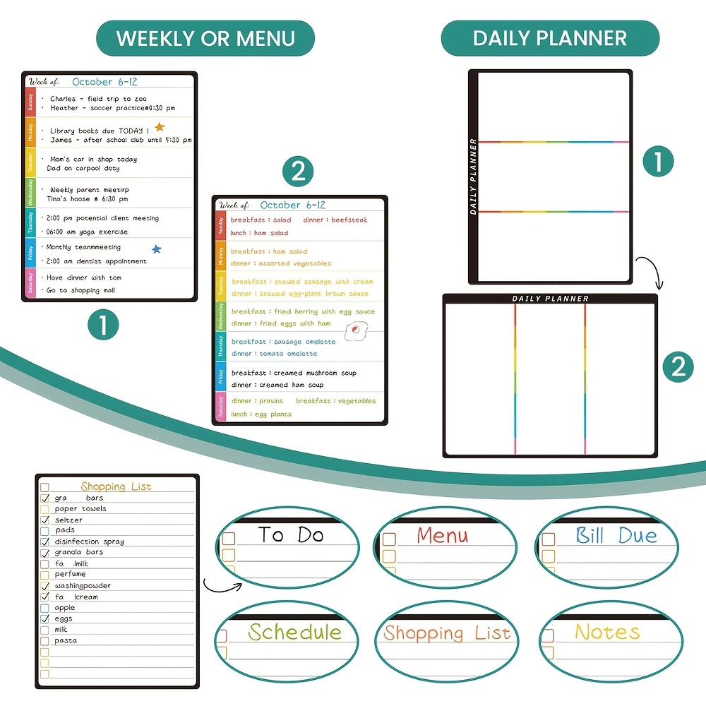 Conjunto de 3 Calendários Magn - Baby Food List avaliação e preço