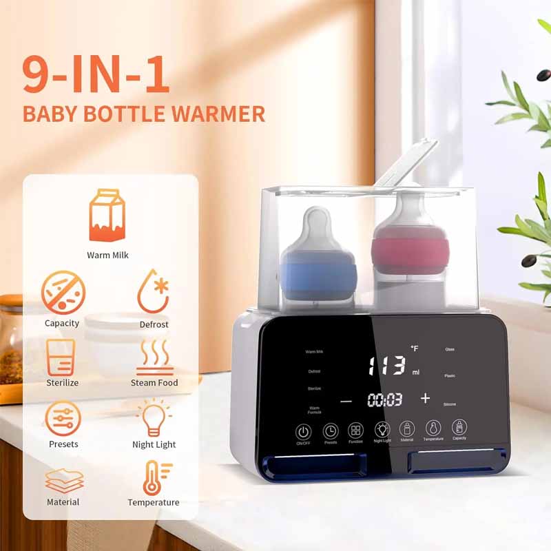 Aquecedor de leite materno mul - Baby Food Blender And Steamer avaliação e preço